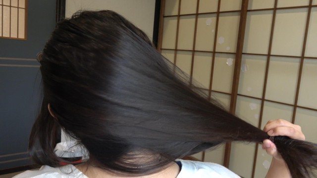 Silky Hair あけみ 髪職人 Japan Hair Fetish