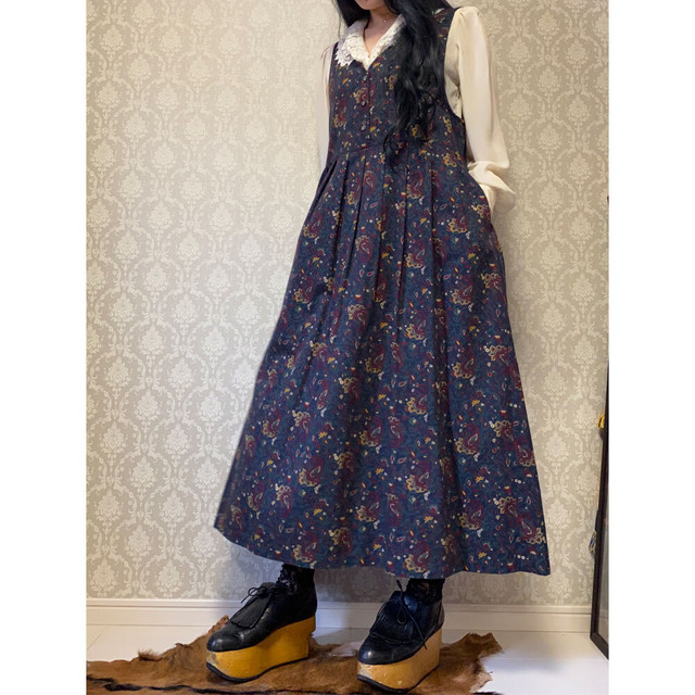 ノースリーブ ペイズリー柄 ワンピース 古着 閉店セールmax80 Off 古着屋 Bianca Vintage Limited Shop