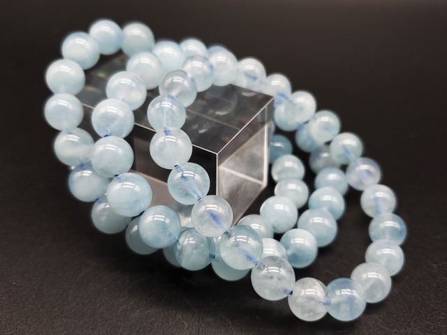 キャッツアイアクアマリン マリーアントワネットが愛した宝石 パワーストーンapollo