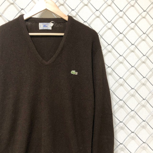 Izod Lacoste アイゾッド ラコステ 80 S アクリルセーター L Masahero