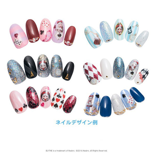 ブライス ネイルシール ダークラビットホール Blythe 雑貨 Bonbon Rouge Doll Wig Shop