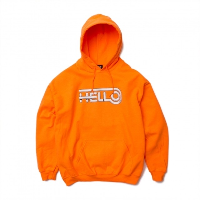 HELLO HOODIE #ORANGE