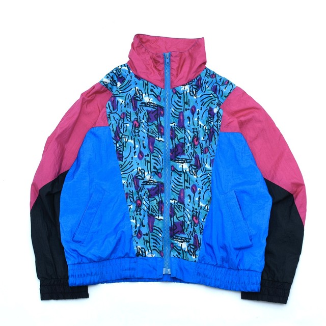 90's switching color nylon jacket
