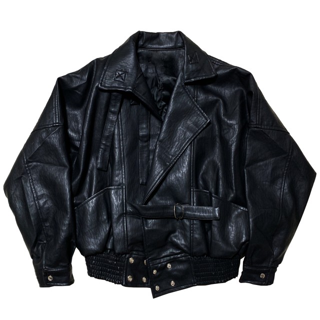 Oversize Biker Leather Jacket
