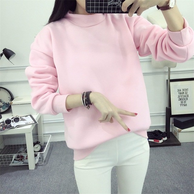 ｔシャツ レディース 長袖 丸首 カットソー ハイネック スウェット 薄手 トレーナー 無地 インナー 韓国 プチプラ コスパ Cospa Fashion