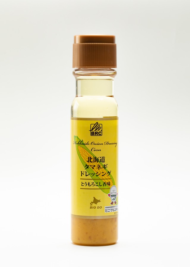 バイオインダストリー様 北海道タマネギドレッシング「とうもろこし」200ml