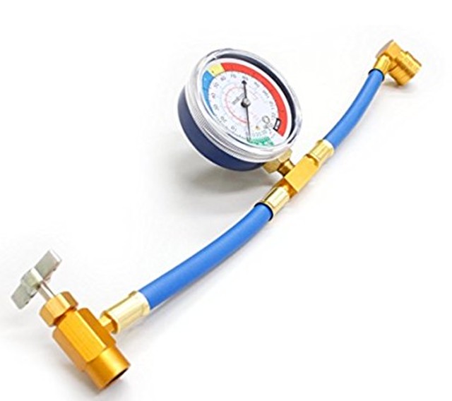 送料無料 Jp Nuts R134a カーエアコン 簡易 ガスチャージホース メーター付き 返品保証付き セレクトショップun4 送料無料 即日発送