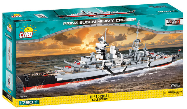 Cobi 43 重巡洋艦プリンツ オイゲン Prinz Eugen 1 300 Scale ミリタリーブロック公式オンラインショップ Militaryblock Official Online Shop