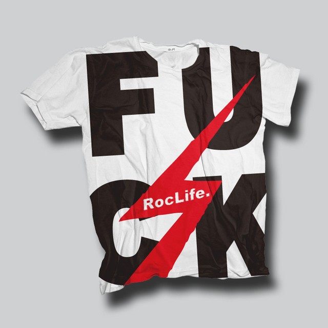 Roclife メンズ 2016年新作 Fuck柄 Tシャツ Roc Life Web Store