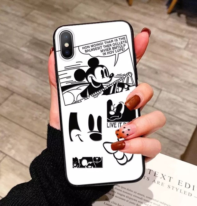 モノクロミッキー Iphone11 スマホケース専門店 Mmc