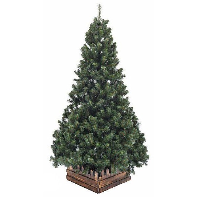 クリスマスツリー180cm幅広 1個 高級幅広濃緑ツリー 株式会社 山本人形