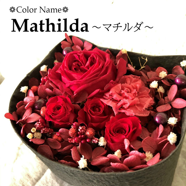 ねこばこ Mathilda マチルダ オリジナル猫型フラワーボックス プリザーブドフラワー 西麻布のお花屋さん Mingle
