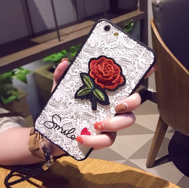 Iphone8 Iphone7 Se Iphone6s ケース カバー ブランド風 刺繍 バラ 花柄 レース 大人 かわいい スリム Iphone8 Iphone7 Iphone6s Iphone6 ケース カバー ブランド 薄型 Ca1431 アップルケース