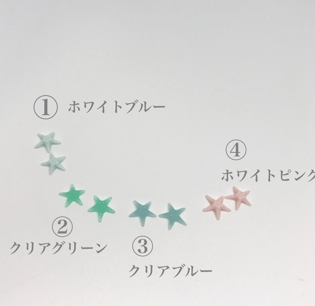 海 プール 海水浴に 錆びないピアス Mahina