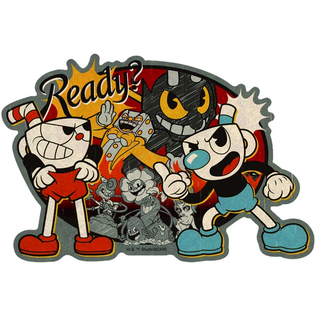 CUPHEAD ( カップヘッド ) トラベルステッカー⑬ / エンスカイ