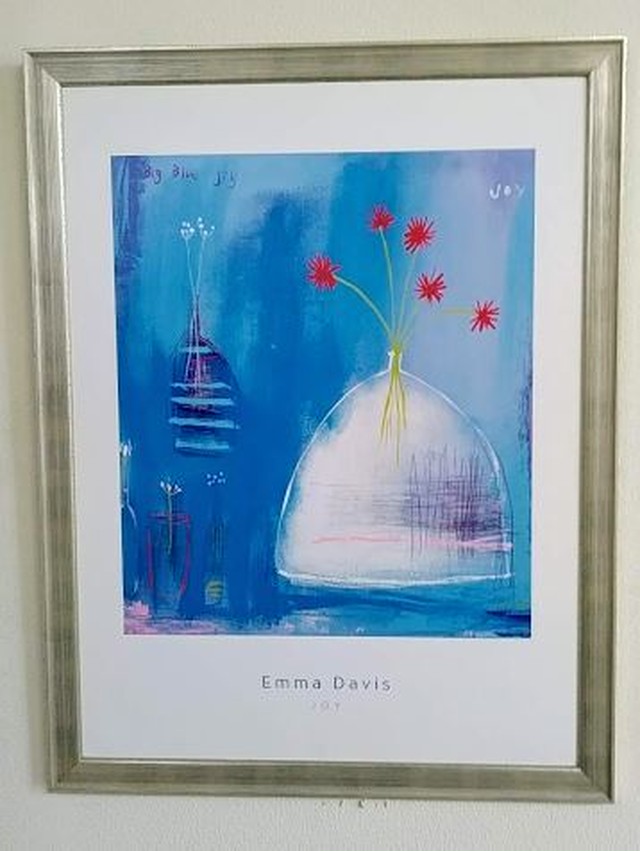 エマ デイヴィスemmadavis Joy ポスター額装品 額縁外寸67 5ｘ87 3x2 3 内寸60 2x80 2 K 185 平和堂