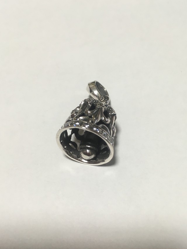 ベル型 ペンダントトップ シルバー925 オシャレ かっこいい Czダイヤ Fuji28shop