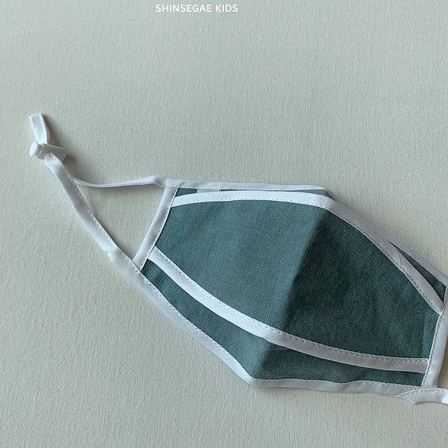 即納 サイズ調整可能 ジュニア 大人サイズコットンリネンマスク 韓国子供服 Come True Stor 韓国子供服