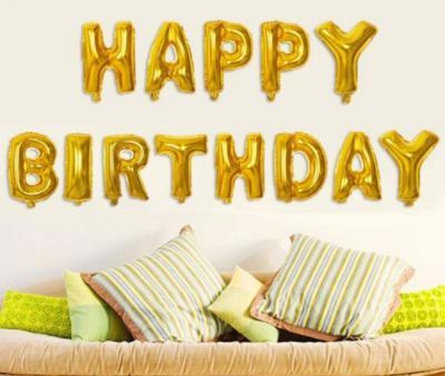 Happy Birthday 文字 風船 誕生日 バースデーパーティー Happy Comfy Style