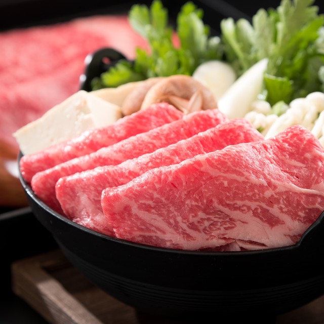 【伝統の枯らし熟成品】若狭ナカノ牛 霜降りすき焼きセット 300g
