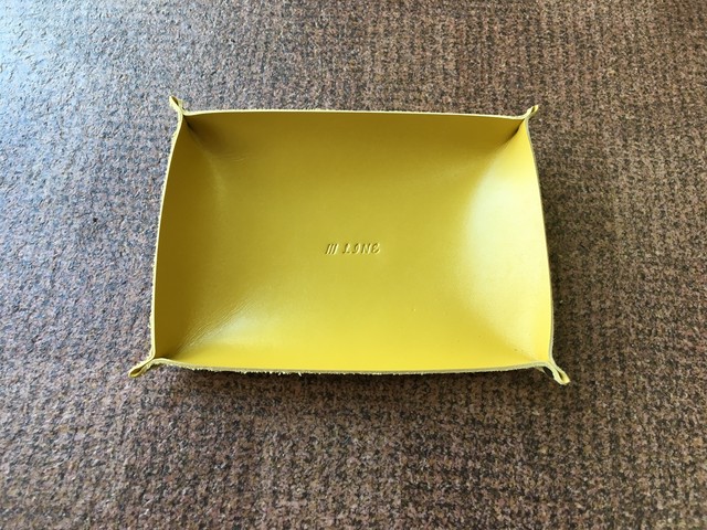 レザートレイ 小物入れ スリーライン