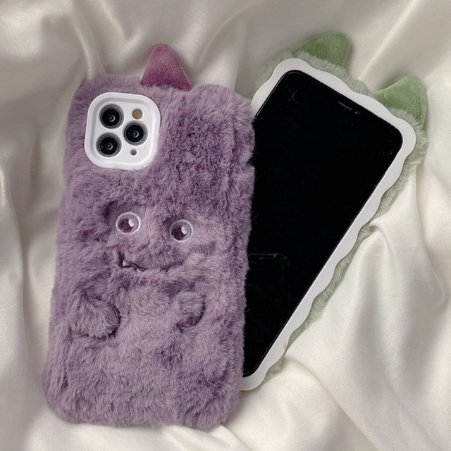 Iphoneケース 各機種用あり ふわふわ もこもこ ぬいぐるみ かわいい ファー キャラクター スマホ カバー おしゃれ アイフォン 携帯カバー Cospa Fashion