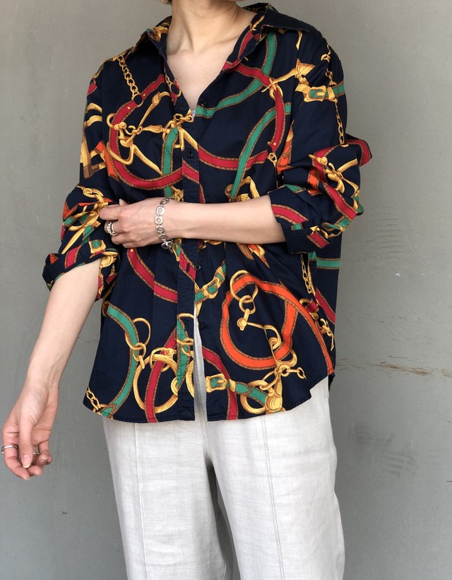 Used Ralph Lauren スカーフ柄シャツ B122 Times Are Changin