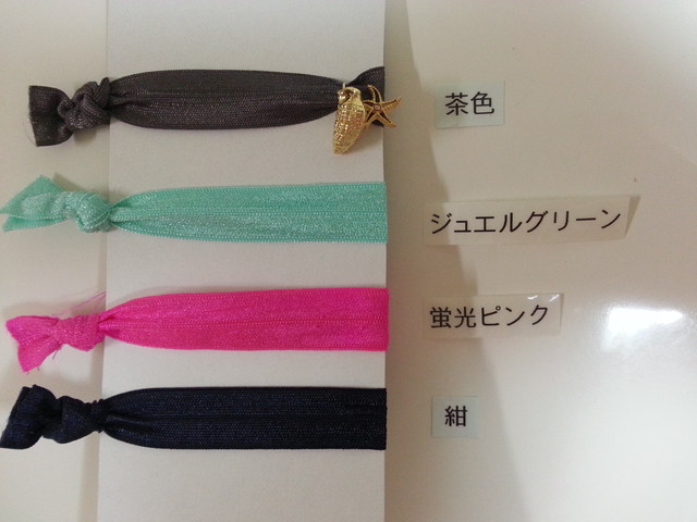 シェル ヒトデ ヘアタイ ヘアゴム Candypinkmirie ｷｬﾝﾃﾞｨｰﾋﾟﾝｸﾐﾘｰ