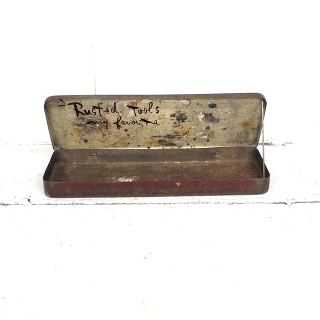 リメイク古道具 缶ペンケースアレンジ Naco Re Antique