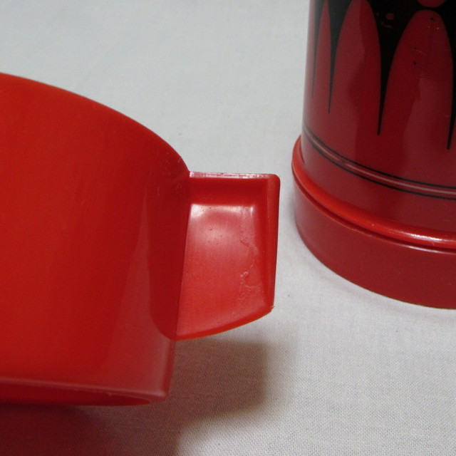 ヴィンテージ Aladdin アラジン 魔法瓶 ポット ダイヤ柄 昭和レトロ ヴィンテージ Marble マーブル