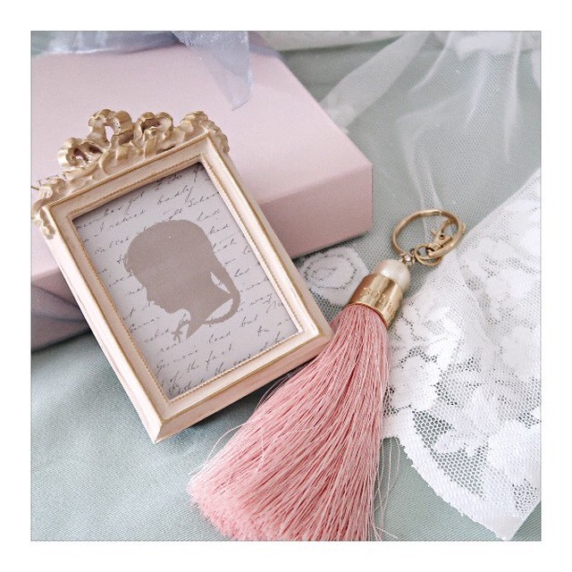 Bonne Chance Gift 3000 ミニフォトフレーム タッセルキーリング Bonne Chance