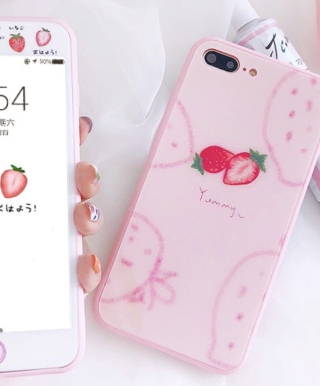 いちご イチゴ ミルキー Iphone スマホケース かわいい キュート お洒落 クリア フルーツ Kt 0109 Hamar