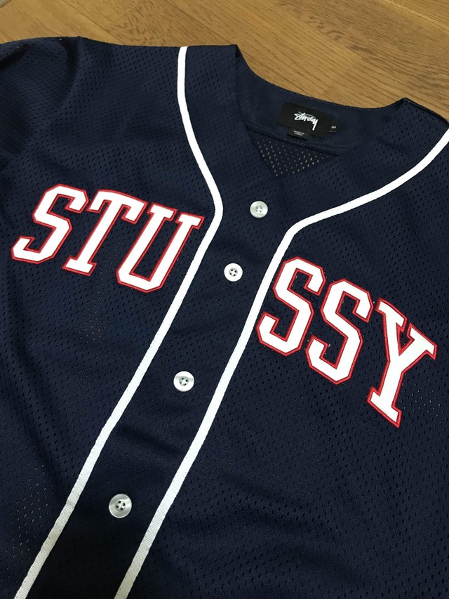 オリジナル ステューシー Stussy ベースボールシャツ Lサイズ ジャージ Slcp Lk