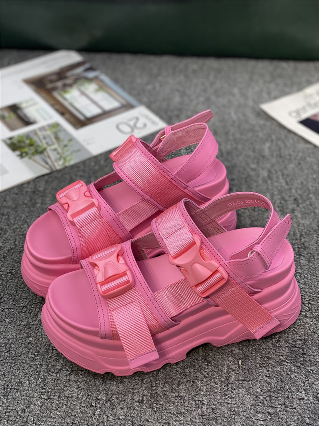 厚底 スポサン スポーツサンダル ストラップ 白 黄 グリーン ピンク 黒 ブラック サマーカジュアル オルチャン オルチャンファッション 韓国 韓国ファッションc145 Korean Select 韓国ファッション オルチャンファッション