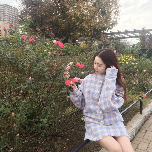 千鳥格子セットアップ セレクトショップ Like A Miracle 라이크 어 미러클