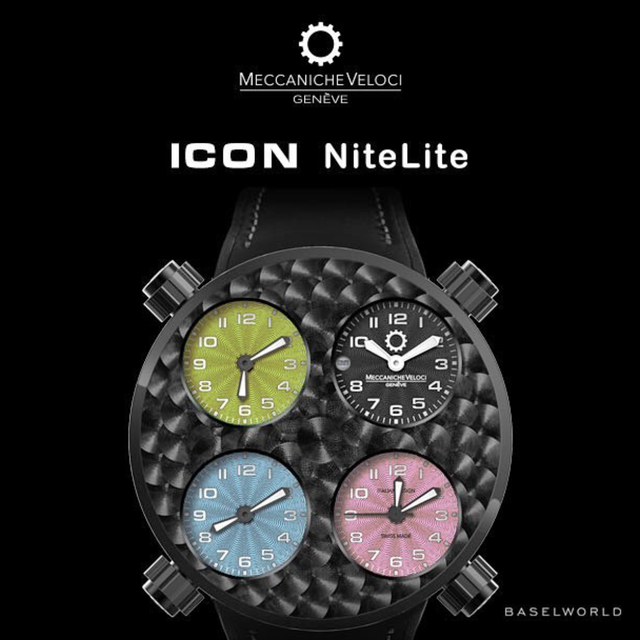 【MECCANICHE VELOCI メカニケ・ヴェローチ】ICON NITELITE BLACK アイコン ナイトライト(ブラック)/国内正規品 腕時計