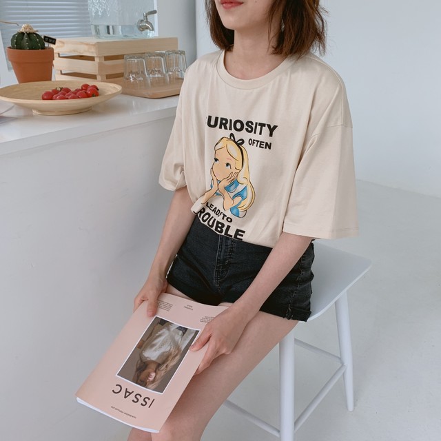 167 2 Tops Mama 即納 Tシャツ アリス ディズニー ママ 親子コーデ リンクコーデ 兄弟 姉妹 お揃い ペア 半袖 夏 キャラクター トップス シンプル プチプラ ベビー服 キッズ服 ベビー キッズ 子供服 韓国子供服 Haru Holic ハルホリック Haru Holic