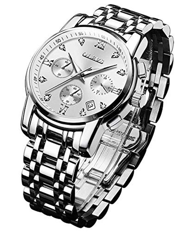 Jpcs Olevs 腕時計 メンズ ビジネス 時計 うで時計 男性用 ブランド メタルバンド ステンレスバンド アナログ 表示 おしゃれ カジュアル Watch Az Japan Classic Store