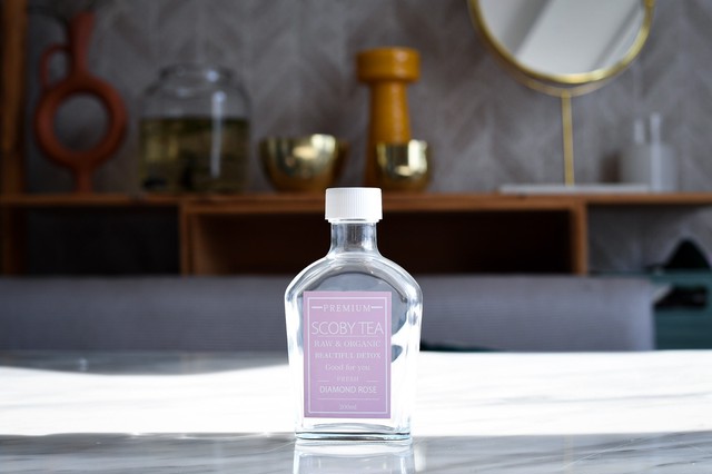 持ち運べる携帯用ボトル0ml 瓶 Scoby Tea