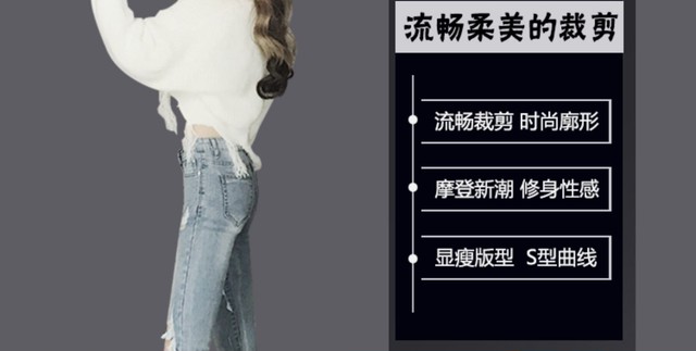 送料無料 破れたジーンズ女性秋新しいファッション痩身ズボン小さな足鉛筆パンツ乞食パンツ女性 オータム 秋物 Tm Mermaid T Heliom