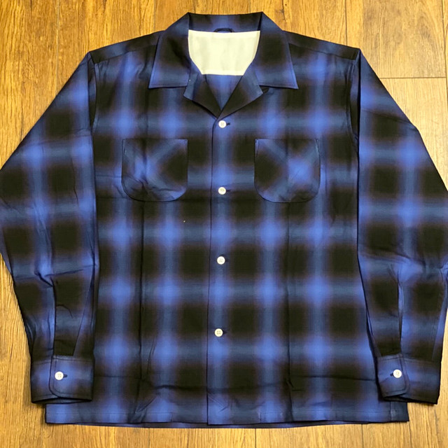 Choose Me オンブレチェック シャツ Vintage Clothing Twoface