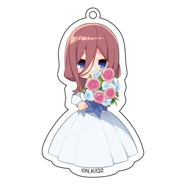 アクリルキーホルダー 三玖ウェディングコスsdキャラ 五等分の花嫁 Heroscafe443