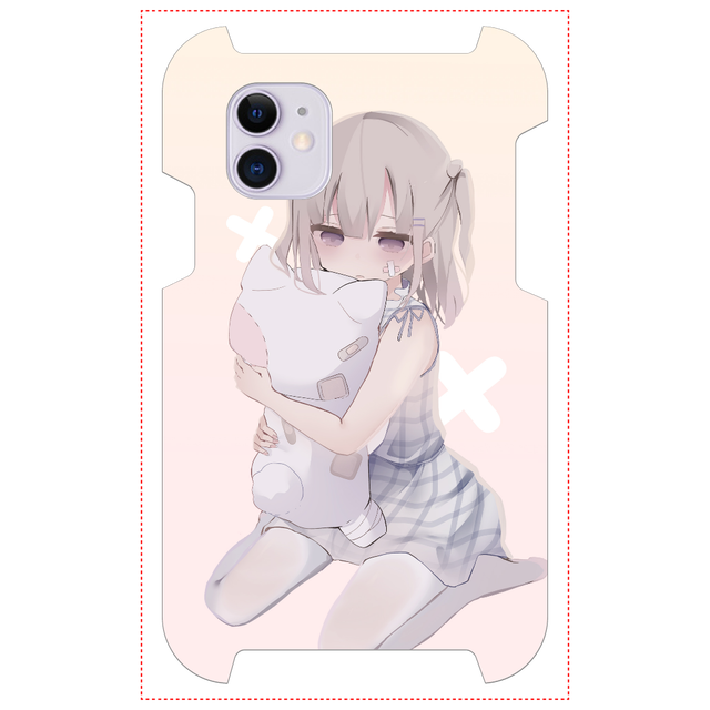 Iphoneケース スマホケース ロリっ娘 イラスト 女の子 エモい Iphone11 Pro Max Xperia 5 おしゃれ 病みかわいい 人気 イラストレーター 絵師 個性的 Android アンドロイド ケース タイトル ぬいぐるみと女の子 作 つるせ Iphoneケース Tシャツ メンズ スマホケース