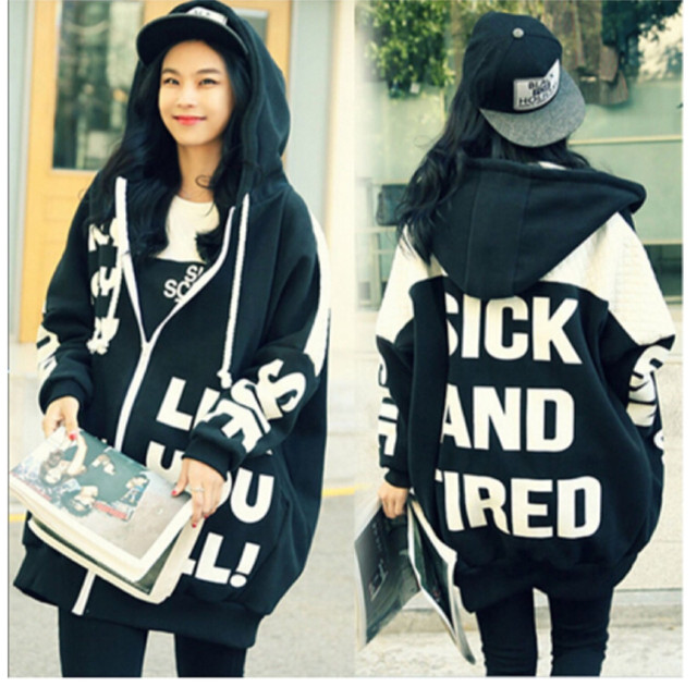 B系 レディース オーバーサイズパーカー ファッションking