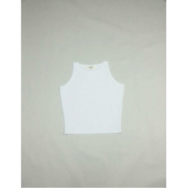 カラバリ豊富 シンプル ショート丈 タンクトップ ボーダー レディース Aeka Clothet