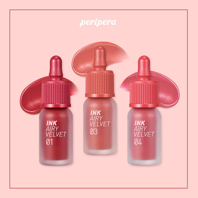 ペリペラ New インク エアリー ベルベット 韓国コスメ Peripera リップ ティント 送料無料 Allure