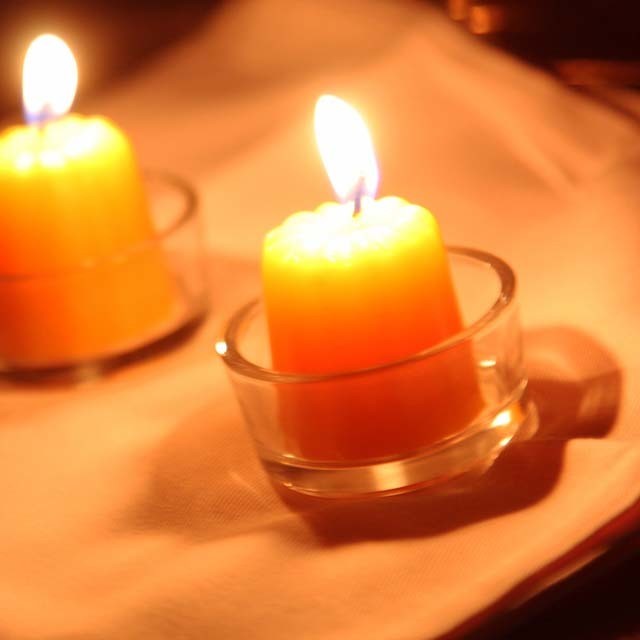 C 1 10 キャンドルリレー カヌレs 10個 キャンドルホルダーセット ハチ蜜の森キャンドル