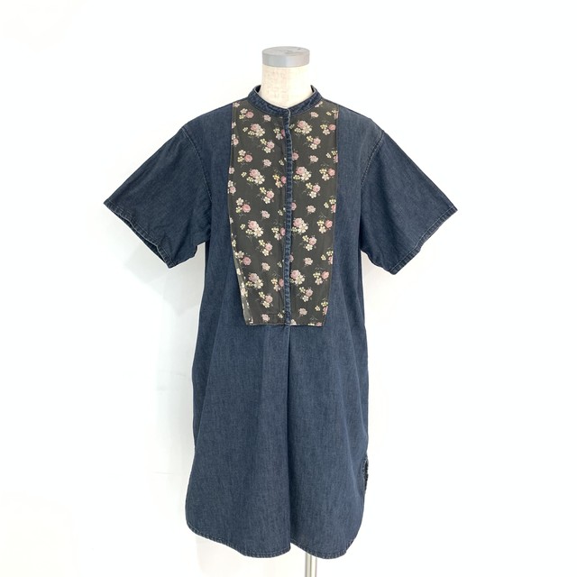 Stell Mccartney One Piece Denim ステラマッカートニー デニムワンピース 花柄 ｕｔａ５