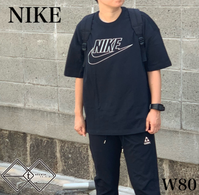ナイキ Nike アウトライン ロゴ 半袖 ｔシャツ 黒 ブラック ｗ80 Etc