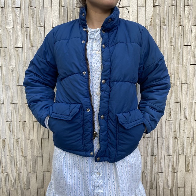 ノースのダウン 80 S The North Face ザ ノースフェイス ダウンジャケット 青 高円寺古着 Slut Albatross Vintage